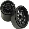TxxRcss RC 1.9 Inch Beadlock Wheels Offsets -8.5mm Rims Hex 12mm Aluminum Wheel for TRX4 TRX6 SCX10 Gen8 1/10 RC Crawler Remote Control Car Upgrades Accessories (Black) view 2