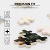 1000 Piece Jigsaw Puzzle for Adults Wooden Challenging Puzzles Custom Personalized Green Leaves and Birds Picture Puzzle for Game Nights Family Wood Puzzles Finished Size 29.5"x19.7" view 2
