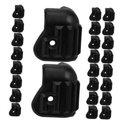 Angoily 32pcs Speaker Corner Protector Guards Heavy-duty Corner Protectors for Cabinets Amplifiers and Furniture Shock Absorbing Easy to Install for Stage and Home Use
