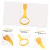 4pcs Portable Pull Ring Boy Girl Stand Up Rings for Nursery Easy to Install Suitable for Beds and Playpens view 3