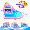 Easyair Inflatable Bounce House Water Slide Combo, Blow Up Water Slides for Backyard, Kids Jumper with Climbing Wall, Basketball Hoop, Splash Pool with Blower view 2
