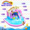 Easyair Inflatable Bounce House Water Slide Combo, Blow Up Water Slides for Backyard, Kids Jumper with Climbing Wall, Basketball Hoop, Splash Pool with Blower view 3