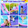 Easyair Inflatable Bounce House Water Slide Combo, Blow Up Water Slides for Backyard, Kids Jumper with Climbing Wall, Basketball Hoop, Splash Pool with Blower view 4