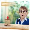 Happyyami 1pc Portable Dragonfly Cage Outdoor Observation Habitat for Boys and Girls Insect Lovers for Breeding Nature Exploration Round Wooden Design view 2