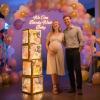 Ledido Transparent Balloon Boxes, Clear Balloon Boxes with 6 Pcs String Lights and 78 Letters for Baby Shower Gender Reveal 2026 New Year Grad Party Birthday Anniversary Bridal Decor - 6 Gold Boxes view 4