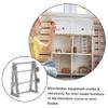 Abaodam Miniature Fitness Equipment Model Barbell Rack for Men DIY Indoor Micro Landscape Decor Fun Office Accessory Unique Gym Accessories for Home and Office view 3