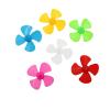 6-Pack 4-Blade Propeller, 2.0mm Bore, 40/56/80/100mm Diameter, PP/ABS Material(56MM red) view 1