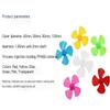 6-Pack 4-Blade Propeller, 2.0mm Bore, 40/56/80/100mm Diameter, PP/ABS Material(56MM red) view 3