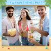 Ecation 60 Pieces Hawaii Shell Luau Leis Bulk Sea Shell Leis Natural Tahitian White Nassa Necklace Summer Beach Party Apparel Jewelry Accessories for Women Men Hawaiian view 4