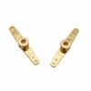 Gold Anodized Aluminum Steering Arm for RC Boat, Front Wheel Single Rocker Arm(4.1mm-Double arm) view 3