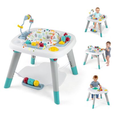BABY JOY 6-in-1 Baby Activity Center, Baby Jumper & Interactive Play Table with 360 Rotating Seat, Detachable Toys & Music, Montessori-Inspired Design, Activity Center for Infant Toddlers 6-36 Months