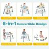 BABY JOY 6-in-1 Baby Activity Center, Baby Jumper & Interactive Play Table with 360 Rotating Seat, Detachable Toys & Music, Montessori-Inspired Design, Activity Center for Infant Toddlers 6-36 Months view 2