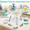 BABY JOY 6-in-1 Baby Activity Center, Baby Jumper & Interactive Play Table with 360 Rotating Seat, Detachable Toys & Music, Montessori-Inspired Design, Activity Center for Infant Toddlers 6-36 Months view 3