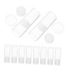 Angoily 10pcs Plastic Tube Coin Holders Airtight Coin Storage for Collectors Clear Design for Easy Viewing Items Stylish Organizer for Home Office view 1
