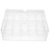 FUNOMOCYA Acrylic Poker Chips Storage Box Lid 200 Count Poker Chip Organizer for Game Night and Collectors view 1