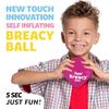 Tryeht Self Inflating Playground Ball 5, 6 Pack, Neon Purple Breacy Ball, Self Inflating Bouncy Ball, Never Need Pump for Kickball, Playground, Handball, Square and School view 4