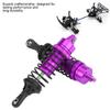RC Aluminium Alloy Front Shock Absorber Upgrade for Traxxax Slash 4x4 RC Car (SLA023P purple with 1.3MM diameter spring 2P) view 2