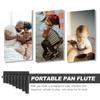 Abaodam Portable Note Pan Flute for Boy Girl Easy to Play Mini Panpipes Musical Instrument for Beginners Material for Boy Girl and Students view 3