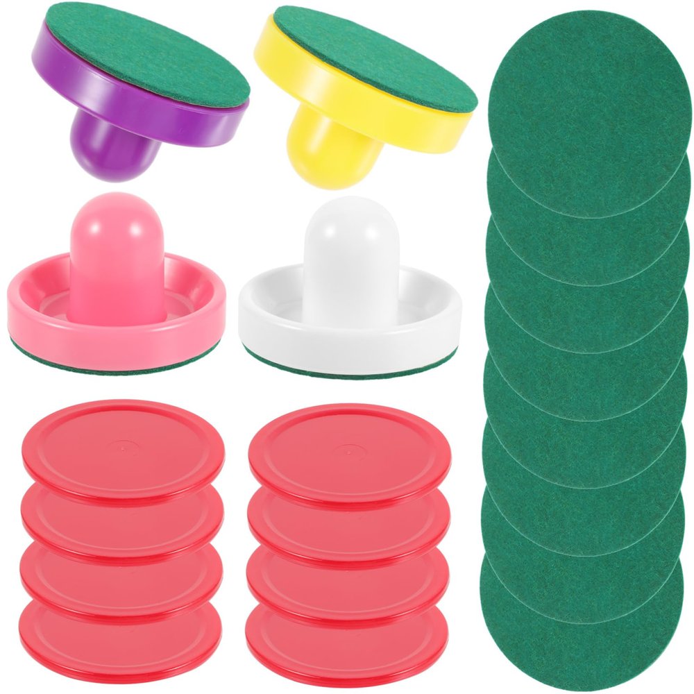 Abaodam Ice Hockey Pucks Hockey Tabletop Game Set of Paddles Supplies for Boys