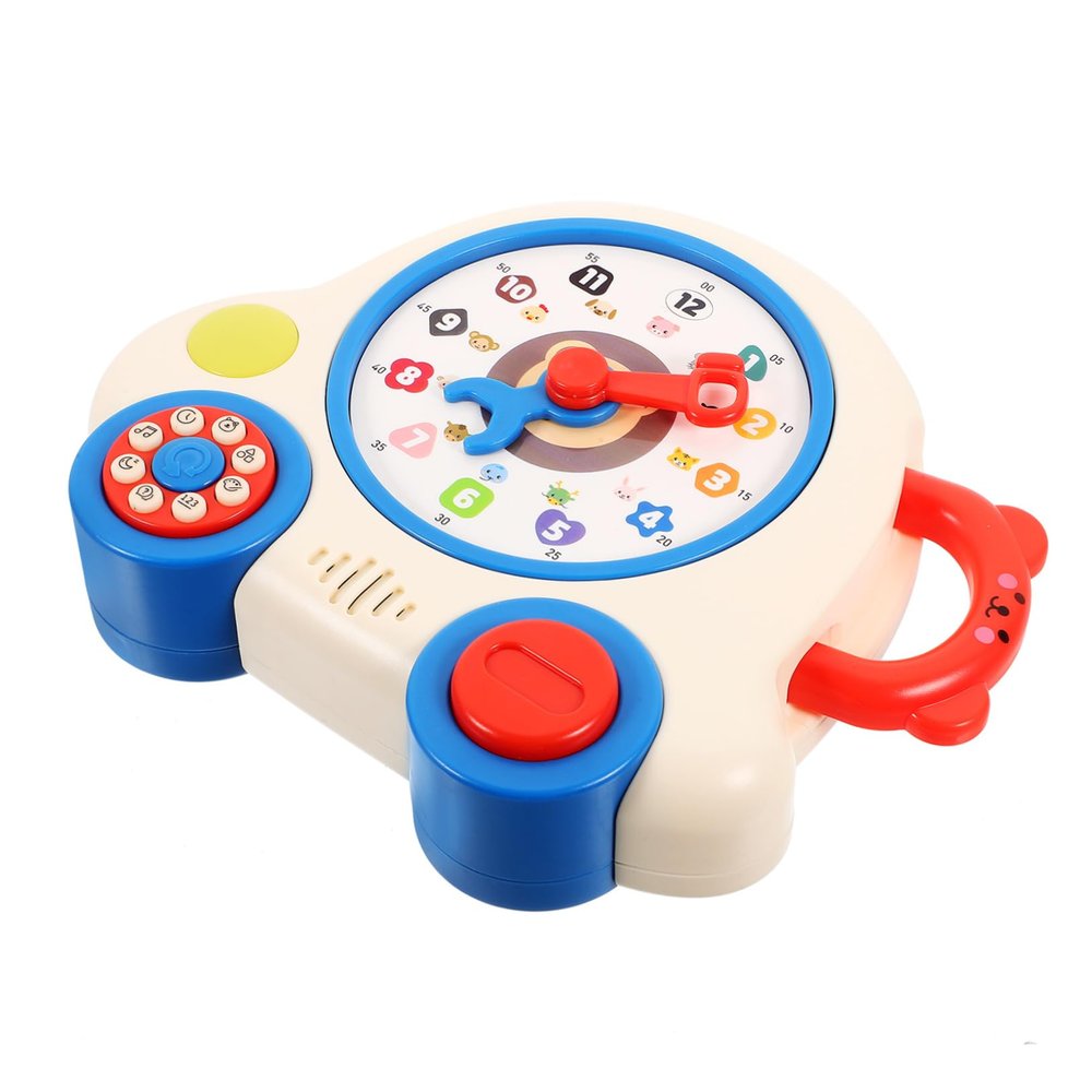 Abaodam Interactive Learning Clock for Safe Lightweight Educational Plaything for Recognition Color and Cognition for Parent Interaction