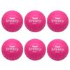 Tryeht Self Inflating Playground Ball 5, Neon Pink Breacy Ball, Self Inflating Bouncy Ball, Never Need Pump for Kickball, Playground, Handball, Square and School (6 Pack) view 1