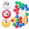 FELTECHELECTR 50pcs Raffle Number Balls Bingo Balls for Parties Celebrations Events Lightweight Non-Fading Easy to Identify Number Printing view 1