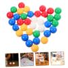 FELTECHELECTR 50pcs Raffle Number Balls Bingo Balls for Parties Celebrations Events Lightweight Non-Fading Easy to Identify Number Printing view 4