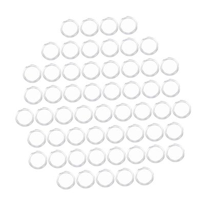 Angoily 200pieces Acrylic Coin Boxes Safe Storage Container for Coin Capsule Holder Collection Box Protection Case