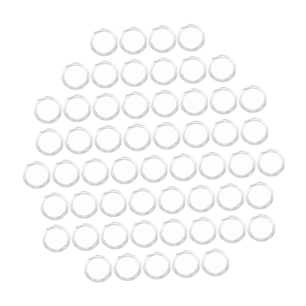 Angoily 200pieces Acrylic Coin Boxes Safe Storage Container for Coin Capsule Holder Collection Box Protection Case