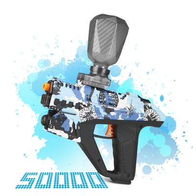 Gel Blaster Digital Screen Electric 3 Mode High Speed 160+ Fps Splatter Ball Rechargeable 70 Ft Splat Ball Toy - Outdoor Shooting Game Ages 14+(Camouflage Blue)