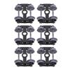 BCOATH Model Train Wheels Building Kit 6Pcs Toy Train Replacement Parts for Kids DIY Projects Easy Installation Smooth Durable Wheels for Craft and Ride-on Accessories 1.57X0.59In view 1
