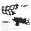 BCOATH 2pcs Train Track Accessories for Boy Girl Unique Toy for Creative Playtime Flexible Assembly Family Interaction Compatible All Major Train view 3