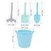 BESPORTBLE 3sets Gardening Tools Boys and Girls Beach Sandbox Toy Kit Small Bucket Trowel and Rake for Planting and Digging Fun and Compact Design for Little Hands view 2