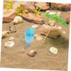 BESPORTBLE 3sets Gardening Tools Boys and Girls Beach Sandbox Toy Kit Small Bucket Trowel and Rake for Planting and Digging Fun and Compact Design for Little Hands view 4