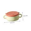 Toddmomy 1pc Stainless Steel Food Bowl Dual Handles Detachable Boy Girl Eating Bowl for Boys and Girls Non-skid Base Grinding for Easy Feeding view 2
