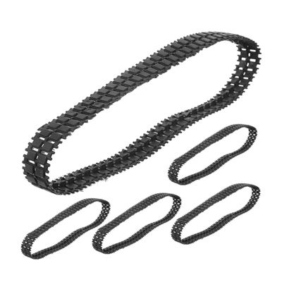 Vaguelly 5pcs DIY Tank Tracks for Rc Replacement Kit Tank Treads for DIY Robot Toy