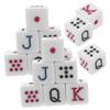 BESPORTBLE 15pcs Spain Poker Dices Acrylic Poker Dices Game Chips Party Supplies Gaming Dice Fun Birthday Games view 1