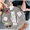 BESPORTBLE 15pcs Spain Poker Dices Acrylic Poker Dices Game Chips Party Supplies Gaming Dice Fun Birthday Games view 2