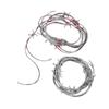 Abaodam 2pcs Halloween Barbed Wire Prank Props Gothic Decoration for Haunted House and Party Spooky Fences Decor for Halloween Events Realistic Interactive Design view 1