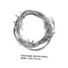 Abaodam 2pcs Halloween Barbed Wire Prank Props Gothic Decoration for Haunted House and Party Spooky Fences Decor for Halloween Events Realistic Interactive Design view 2