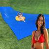 Make-A-Slide. Giant Blue Plastic Water Slides for Adults - 100, 75, 50 Feet Long Heavy-Duty Slip and Slides Water Tarps (75 Foot Slide) view 2