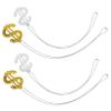 BESTonZON 4pcs Money Sign Pendant Necklace for Girls Lightweight Costume Jewelry for Halloween Parties Unique Design Versatile Accessory Comfortable Wear view 1
