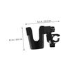 Beatifufu Stroller Milk Bottle Holder with Clamp Rotatable Design for Easy Access Fits Bottles Cups for Bicycles Scooters and Shopping Carts view 4
