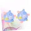 ERINGOGO 2Pcs Light Up Music Jumping Ball Flashing Bouncing Ball for Dynamic Dance Bounce Fun for Parties Light Blue view 4