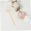 ERINGOGO 12pcs Mini Wood Mallet Toy for Boys and Girls Solid Wood Hammer for Hand-Eye Coordination and Dexterity Fun Knocking Toy for Boys and Girls for Birthday view 4
