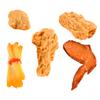 BESPORTBLE 5pcs Fried Food Model Realistic Simulated Fried Chicken Fries Snack Props for Photography Home Decoration Early Education Artificial Food Display Decor view 1