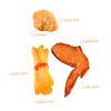 BESPORTBLE 5pcs Fried Food Model Realistic Simulated Fried Chicken Fries Snack Props for Photography Home Decoration Early Education Artificial Food Display Decor view 2