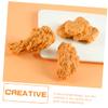 BESPORTBLE 5pcs Fried Food Model Realistic Simulated Fried Chicken Fries Snack Props for Photography Home Decoration Early Education Artificial Food Display Decor view 3
