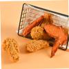 BESPORTBLE 5pcs Fried Food Model Realistic Simulated Fried Chicken Fries Snack Props for Photography Home Decoration Early Education Artificial Food Display Decor view 4