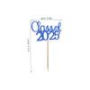 DOITOOL 10pcs 2025 Graduation Cake Topper Party Decoration Easy Insert Congrats Centerpieces for Graduation Ceremony Kindergarten Celebration Supplies view 2